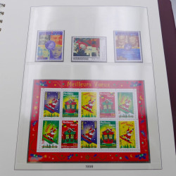 Collection timbres de France 1998-2001 neuf** complet en album Lindner.