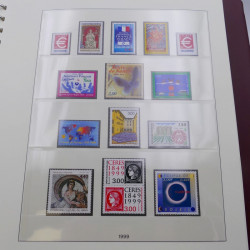 Collection timbres de France 1998-2001 neuf** complet en album Lindner.