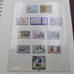 Collection timbres de France 1998-2001 neuf** complet en album Lindner.