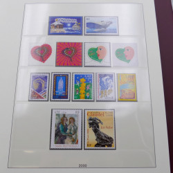 Collection timbres de France 1998-2001 neuf** complet en album Lindner.