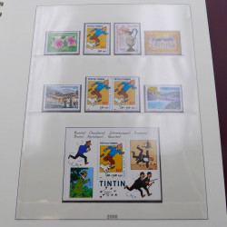 Collection timbres de France 1998-2001 neuf** complet en album Lindner.