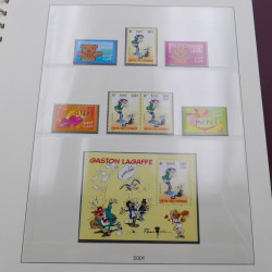 Collection timbres de France 1998-2001 neuf** complet en album Lindner.