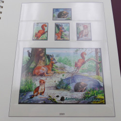 Collection timbres de France 1998-2001 neuf** complet en album Lindner.