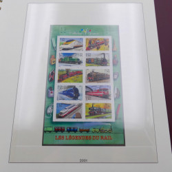 Collection timbres de France 1998-2001 neuf** complet en album Lindner.