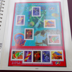 Collection timbres de France 1998-2001 neuf** complet en album Lindner.