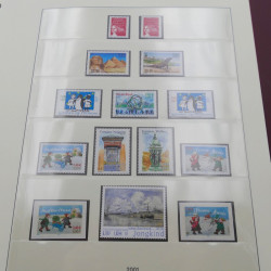 Collection timbres de France 1998-2001 neuf** complet en album Lindner.