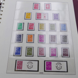 Collection timbres de France 2005-2006 neuf** complet en album Lindner.