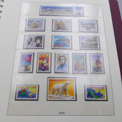 Collection timbres de France 2005-2006 neuf** complet en album Lindner.