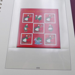 Collection timbres de France 2005-2006 neuf** complet en album Lindner.