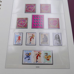 Collection timbres de France 2005-2006 neuf** complet en album Lindner.