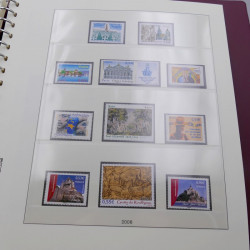 Collection timbres de France 2005-2006 neuf** complet en album Lindner.