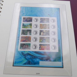 Collection timbres de France 2005-2006 neuf** complet en album Lindner.