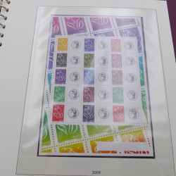 Collection timbres de France 2005-2006 neuf** complet en album Lindner.