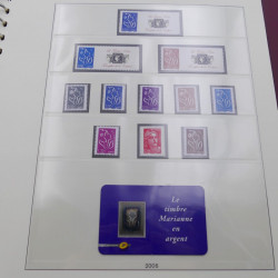 Collection timbres de France 2005-2006 neuf** complet en album Lindner.