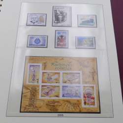 Collection timbres de France 2005-2006 neuf** complet en album Lindner.