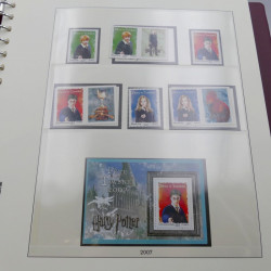 Collection timbres de France 2007-2008 neuf** complet en album Lindner.