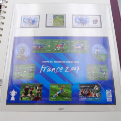 Collection timbres de France 2007-2008 neuf** complet en album Lindner.