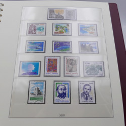 Collection timbres de France 2007-2008 neuf** complet en album Lindner.