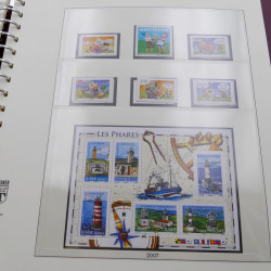 Collection timbres de France 2007-2008 neuf** complet en album Lindner.