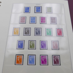 Collection timbres de France 2007-2008 neuf** complet en album Lindner.