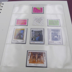 Collection timbres de France 2007-2008 neuf** complet en album Lindner.