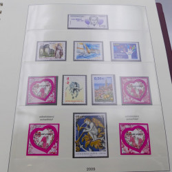 Collection timbres de France 2009-2011 neuf** complet en album Lindner.