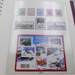 Collection timbres de France 2009-2011 neuf** complet en album Lindner.