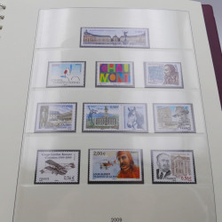 Collection timbres de France 2009-2011 neuf** complet en album Lindner.