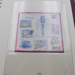 Collection timbres de France 2009-2011 neuf** complet en album Lindner.