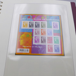 Collection timbres de France 2009-2011 neuf** complet en album Lindner.