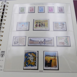 Collection timbres de France 2009-2011 neuf** complet en album Lindner.