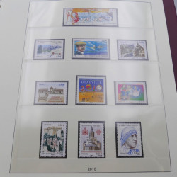 Collection timbres de France 2009-2011 neuf** complet en album Lindner.