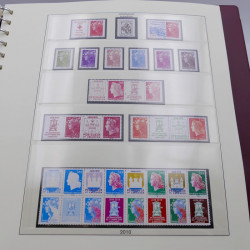 Collection timbres de France 2009-2011 neuf** complet en album Lindner.