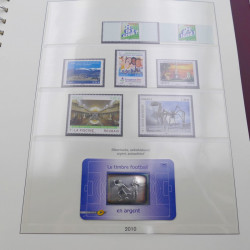 Collection timbres de France 2009-2011 neuf** complet en album Lindner.