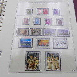 Collection timbres de France 2009-2011 neuf** complet en album Lindner.