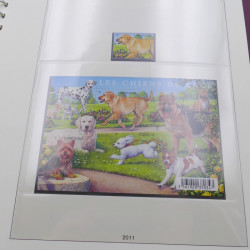 Collection timbres de France 2009-2011 neuf** complet en album Lindner.