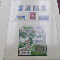 Collection timbres de France 2009-2011 neuf** complet en album Lindner.