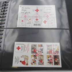 Collection carnets, blocs Croix-Rouge Française oblitérés 1952-2020.