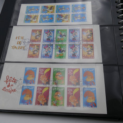 Collection carnet de timbres de France 1985-2016 oblitérés.