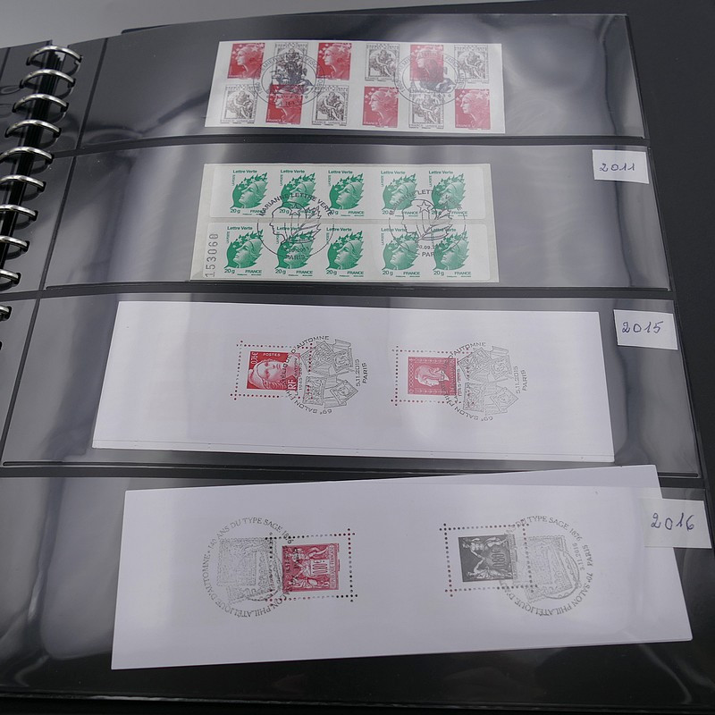 France 200 timbres différents oblitérés used
