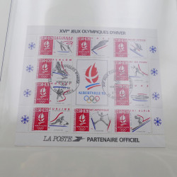 Collection blocs et feuillets de timbres de France 1964-2021 oblitérés.