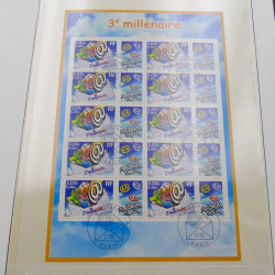 Collection blocs et feuillets de timbres de France 1964-2021 oblitérés.