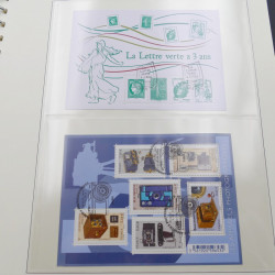 Collection blocs et feuillets de timbres de France 1964-2021 oblitérés.