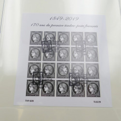 Collection blocs et feuillets de timbres de France 1964-2021 oblitérés.