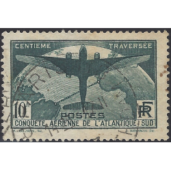 Atlantique timbre de France N°321 oblitéré.