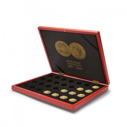 Coffret monnaies pour 28 pièces en Or Vreneli (20 CHF).