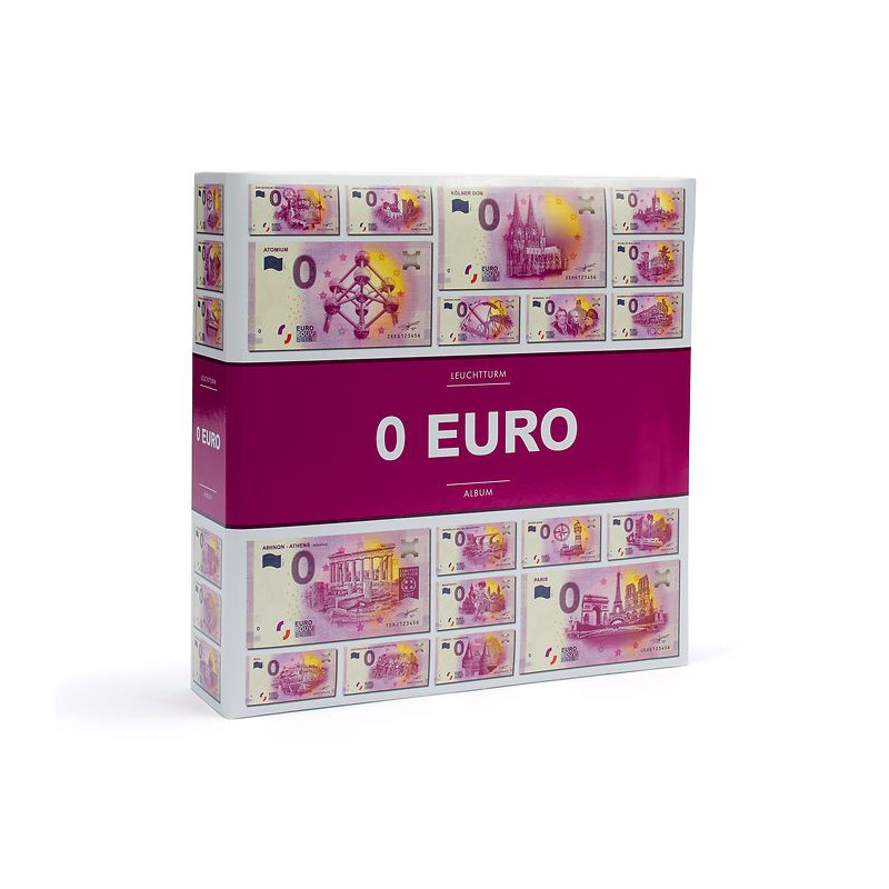 Album pour collectionner 200 billets Euro Souvenir.