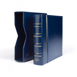 Album Numis Classic garni de 5 feuilles pour 143 monnaies de collection.