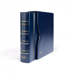 Album Numis Classic garni de 5 feuilles pour 143 monnaies de collection.