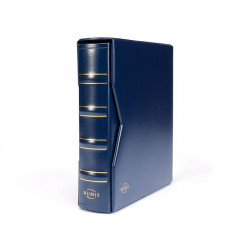 Album Numis Classic garni de 5 feuilles pour 143 monnaies de collection.